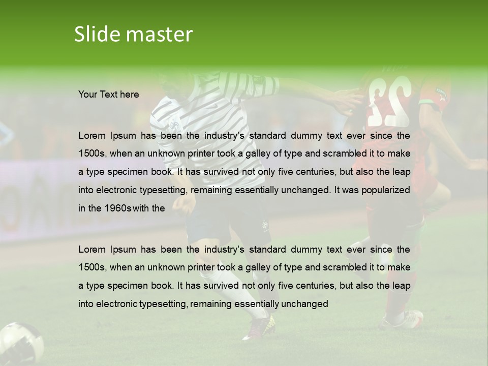 June Minsk Match PowerPoint Template