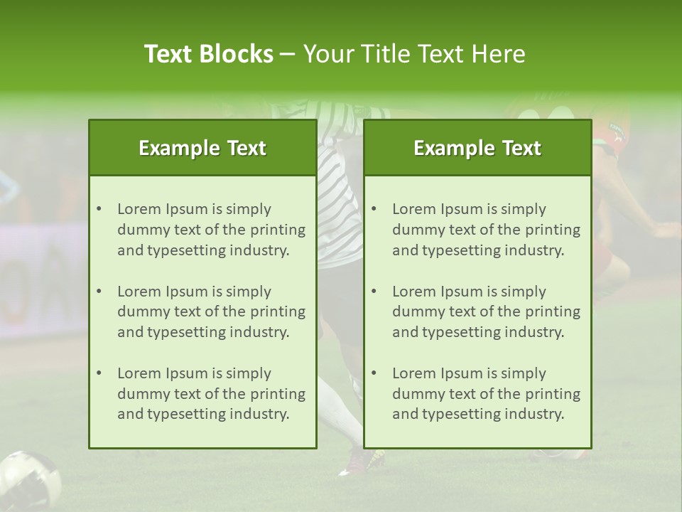 June Minsk Match PowerPoint Template