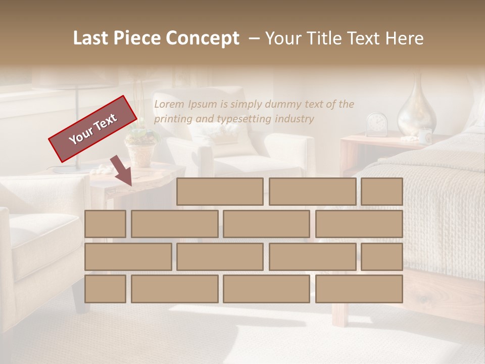 Condominium Interior Construction PowerPoint Template