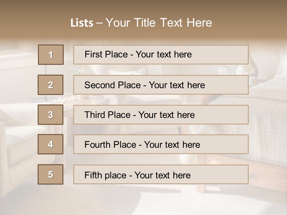 Condominium Interior Construction PowerPoint Template