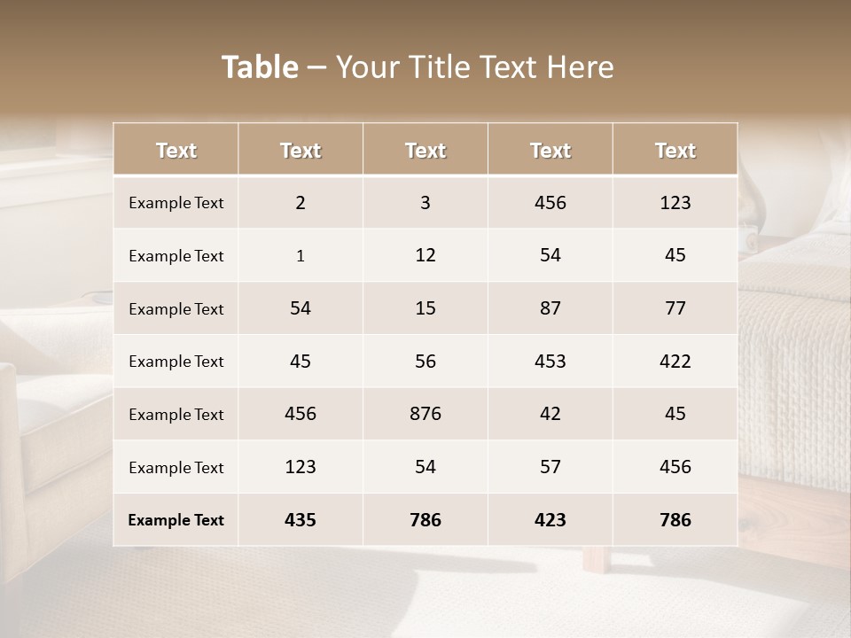 Condominium Interior Construction PowerPoint Template