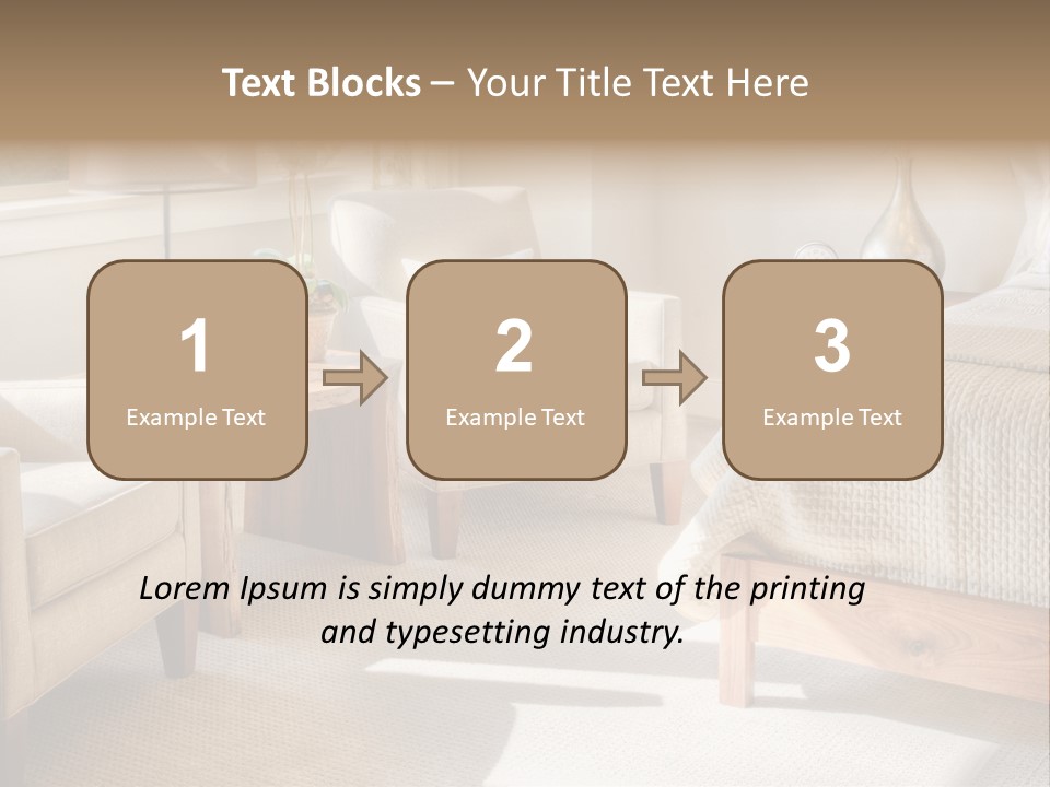 Condominium Interior Construction PowerPoint Template