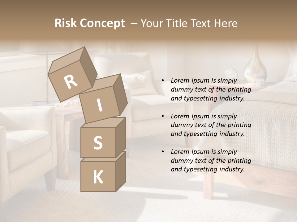 Condominium Interior Construction PowerPoint Template