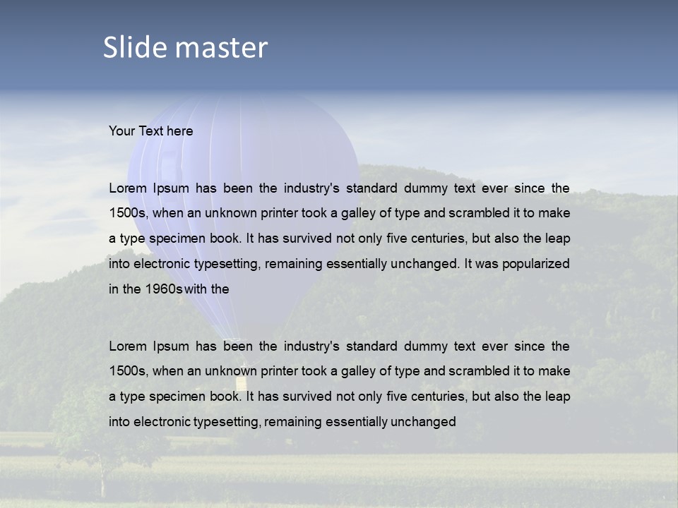 Expedition Bright Wind PowerPoint Template