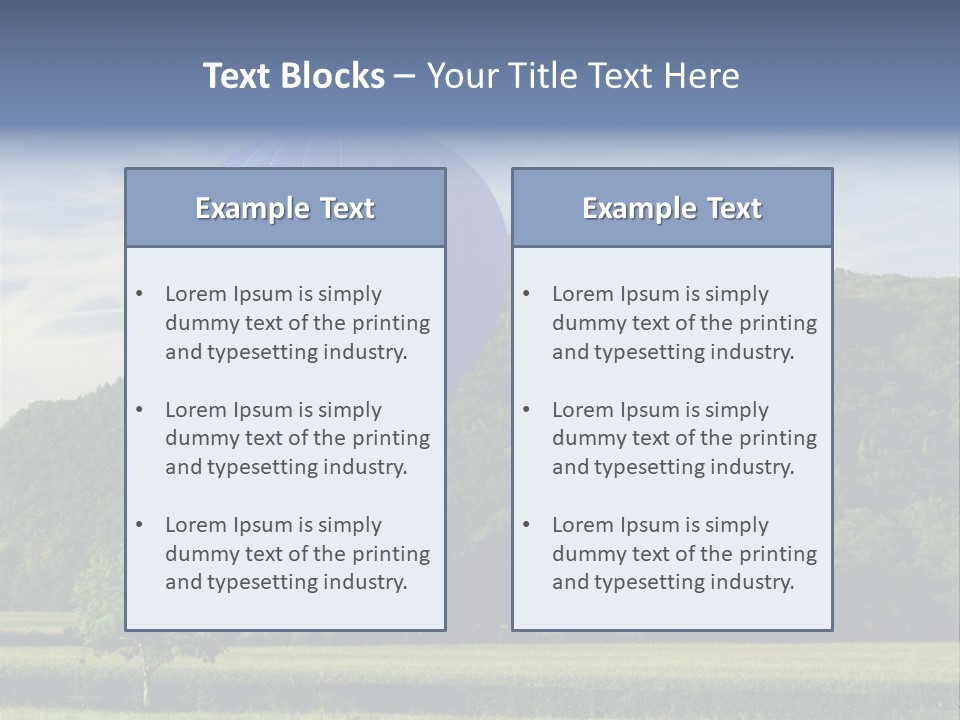 Expedition Bright Wind PowerPoint Template