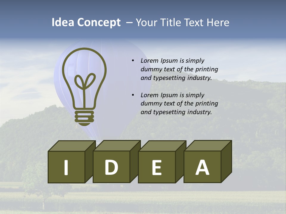 Expedition Bright Wind PowerPoint Template