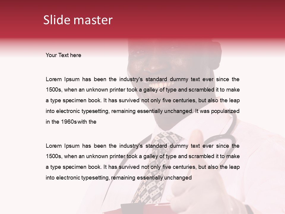 Physician Eyes Medicine PowerPoint Template