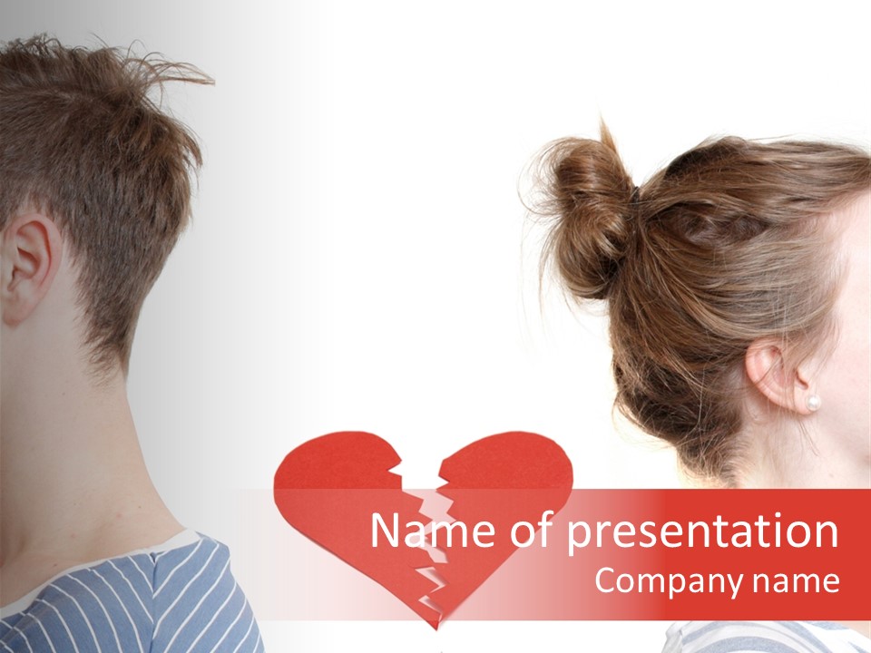 Dispute Break Breakup PowerPoint Template