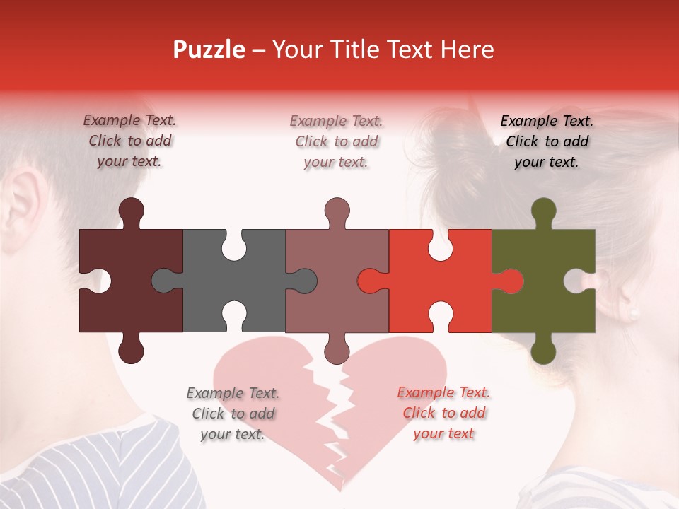 Dispute Break Breakup PowerPoint Template