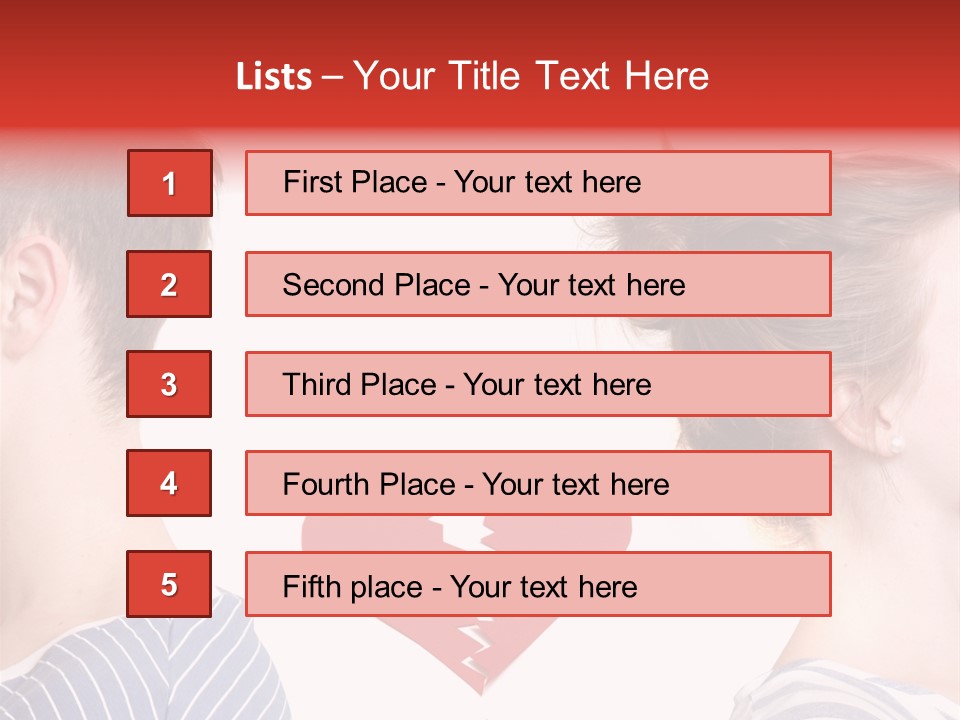 Dispute Break Breakup PowerPoint Template