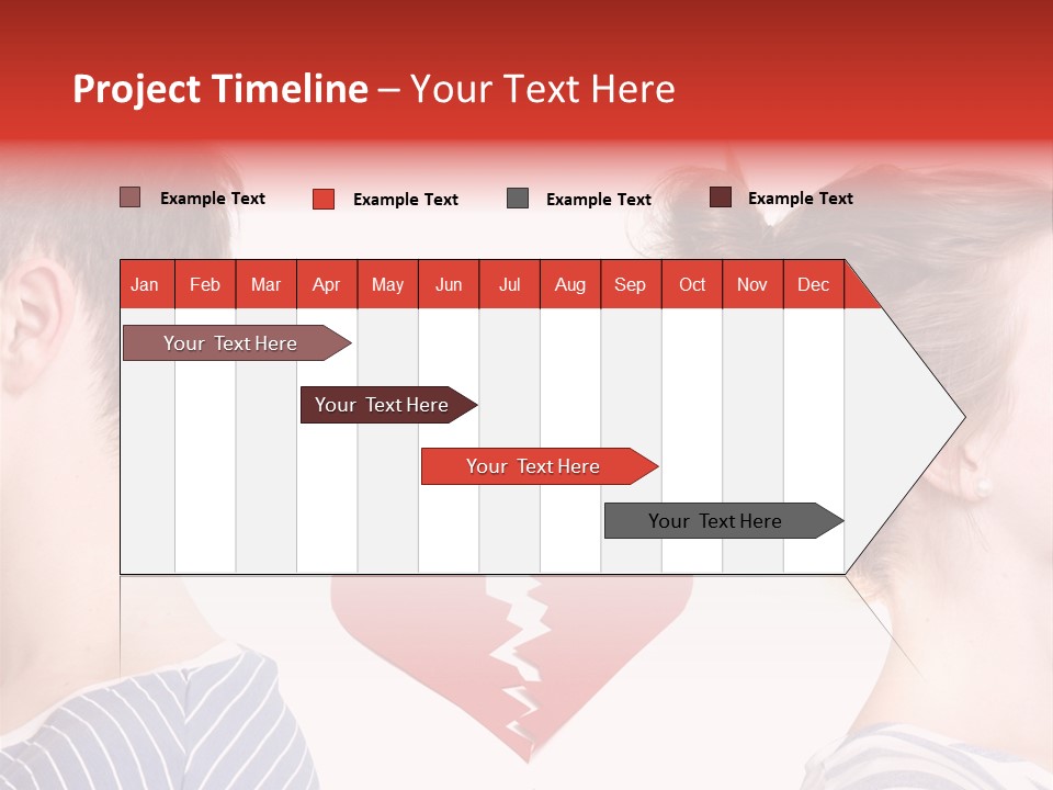 Dispute Break Breakup PowerPoint Template