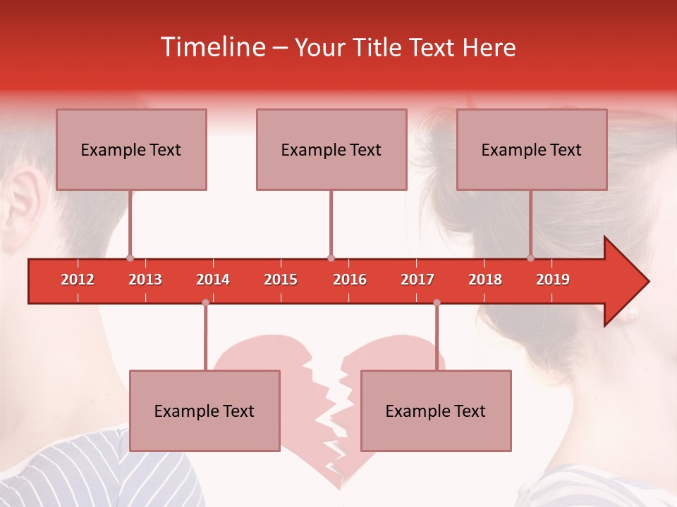 Dispute Break Breakup PowerPoint Template