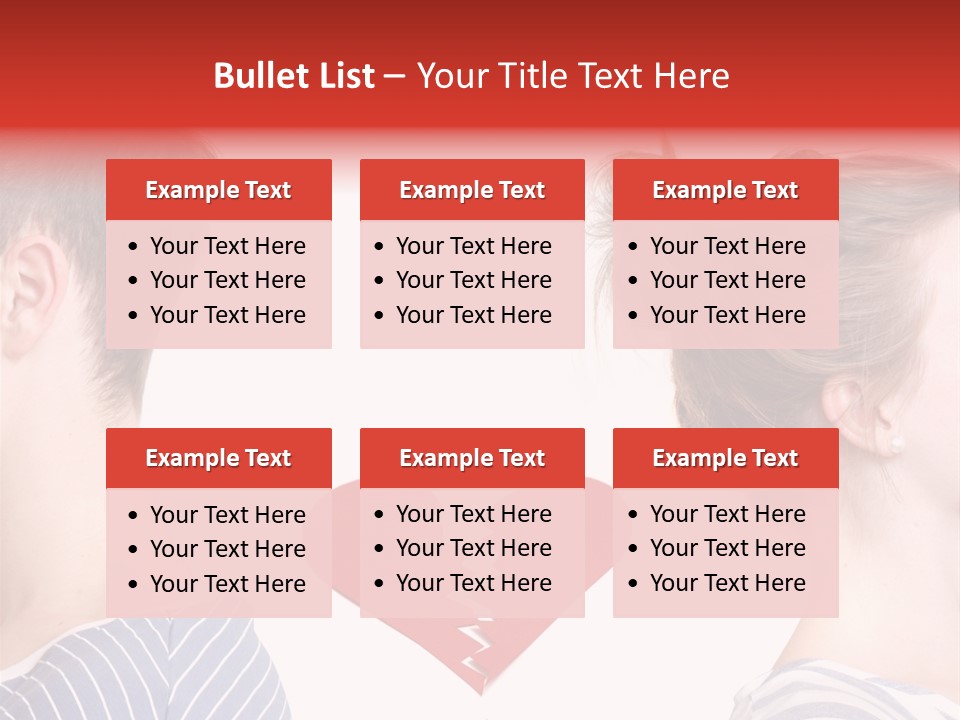 Dispute Break Breakup PowerPoint Template