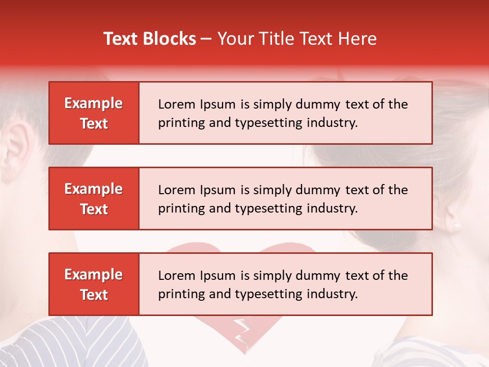 Dispute Break Breakup PowerPoint Template