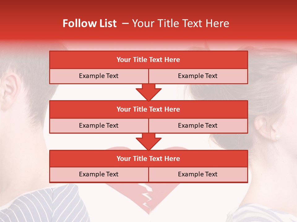 Dispute Break Breakup PowerPoint Template