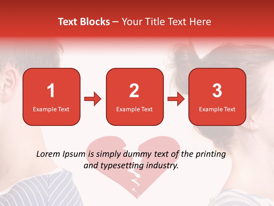 Dispute Break Breakup PowerPoint Template