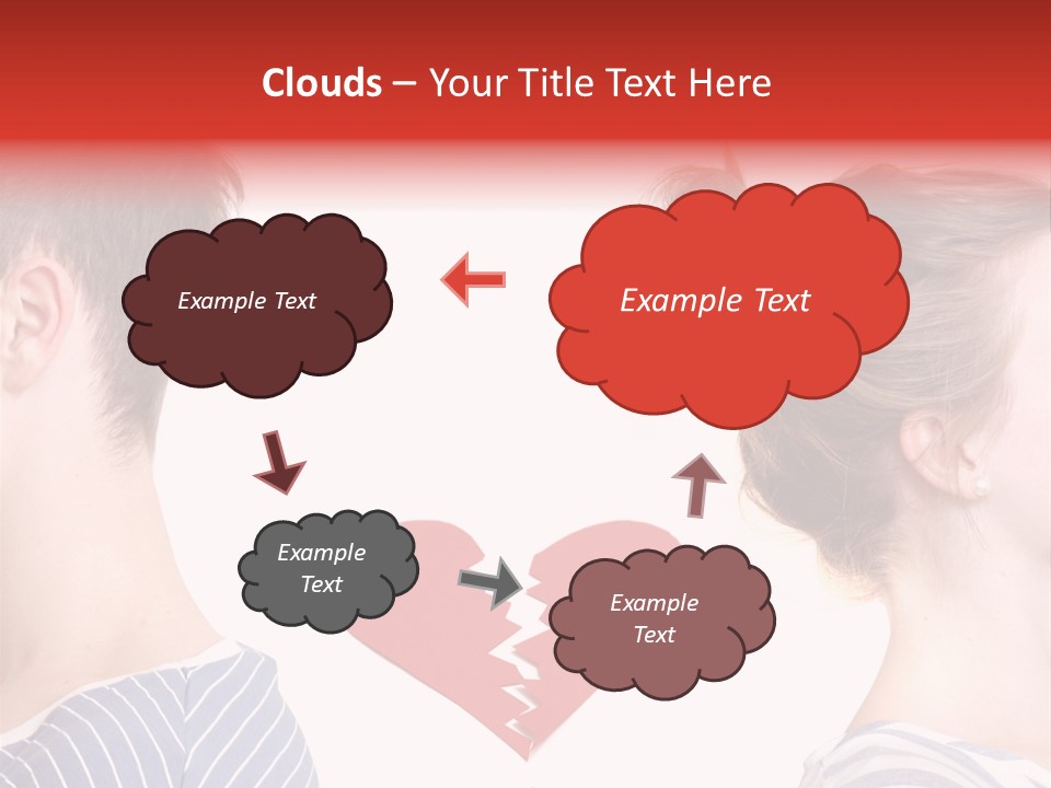 Dispute Break Breakup PowerPoint Template