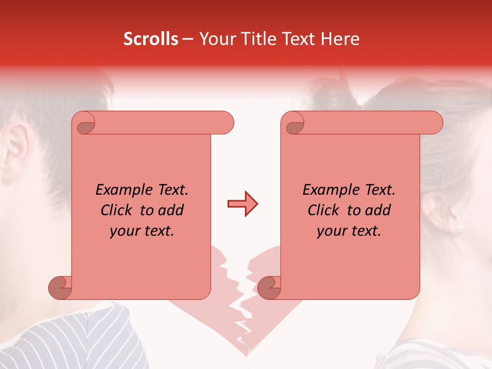 Dispute Break Breakup PowerPoint Template