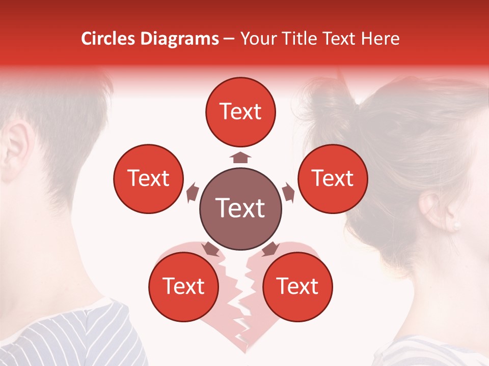 Dispute Break Breakup PowerPoint Template