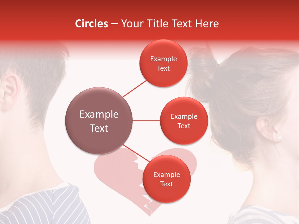 Dispute Break Breakup PowerPoint Template