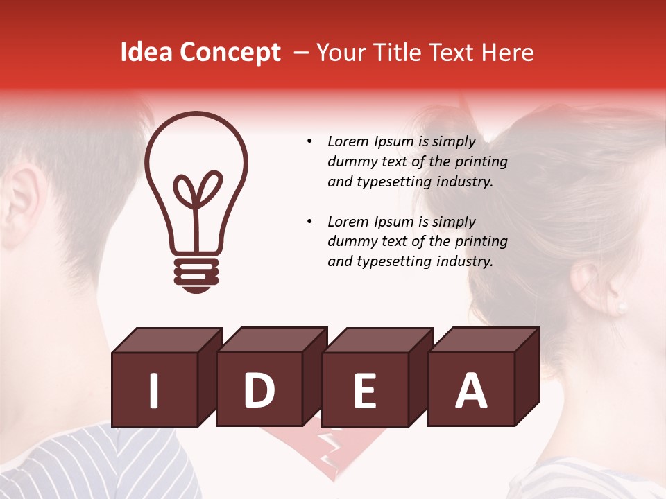 Dispute Break Breakup PowerPoint Template