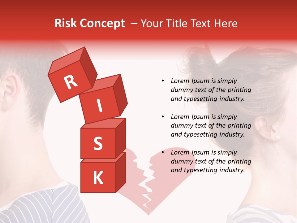 Dispute Break Breakup PowerPoint Template