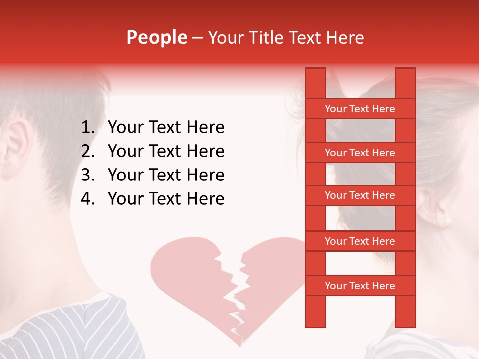 Dispute Break Breakup PowerPoint Template