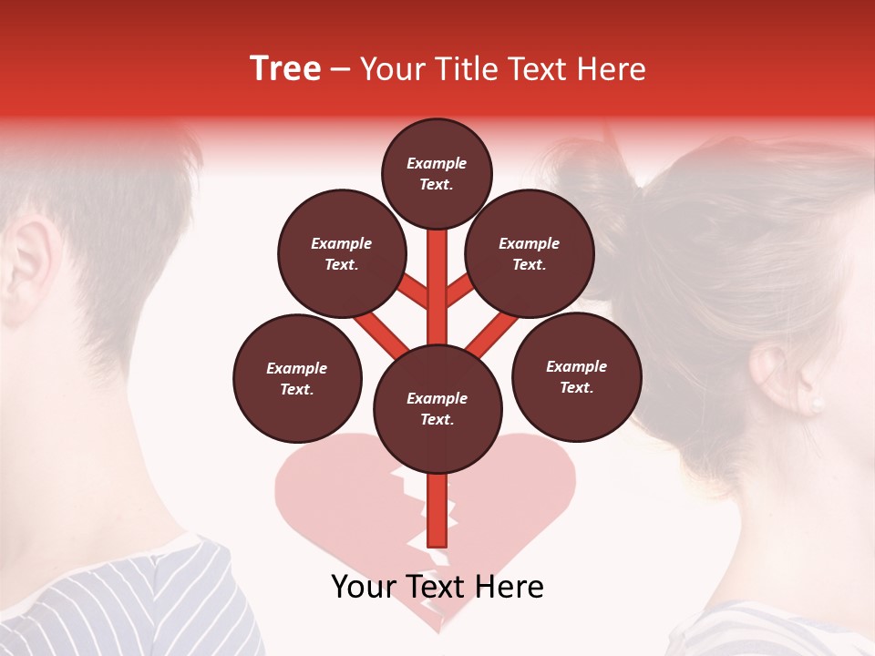 Dispute Break Breakup PowerPoint Template