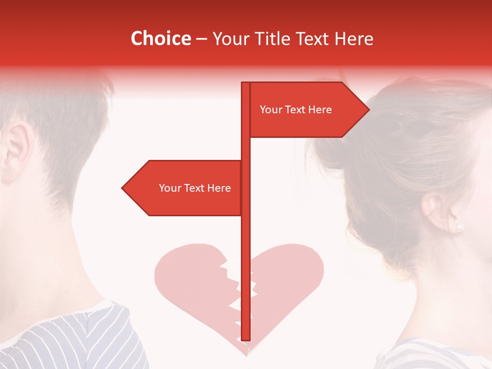 Dispute Break Breakup PowerPoint Template