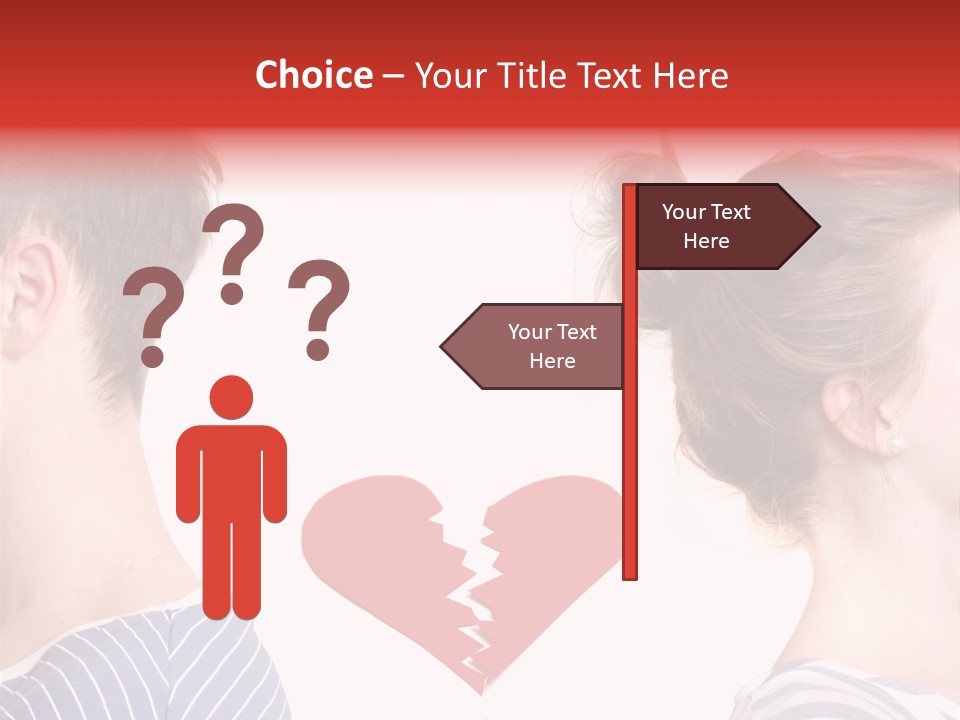 Dispute Break Breakup PowerPoint Template