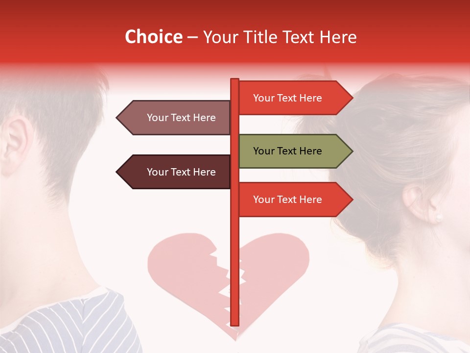 Dispute Break Breakup PowerPoint Template