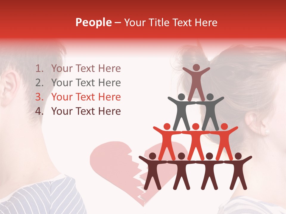 Dispute Break Breakup PowerPoint Template