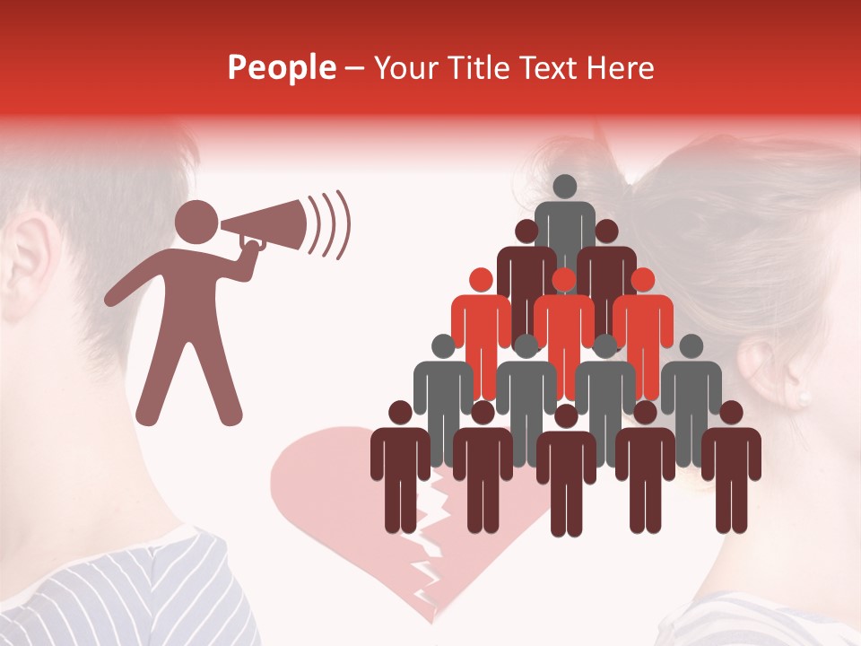 Dispute Break Breakup PowerPoint Template