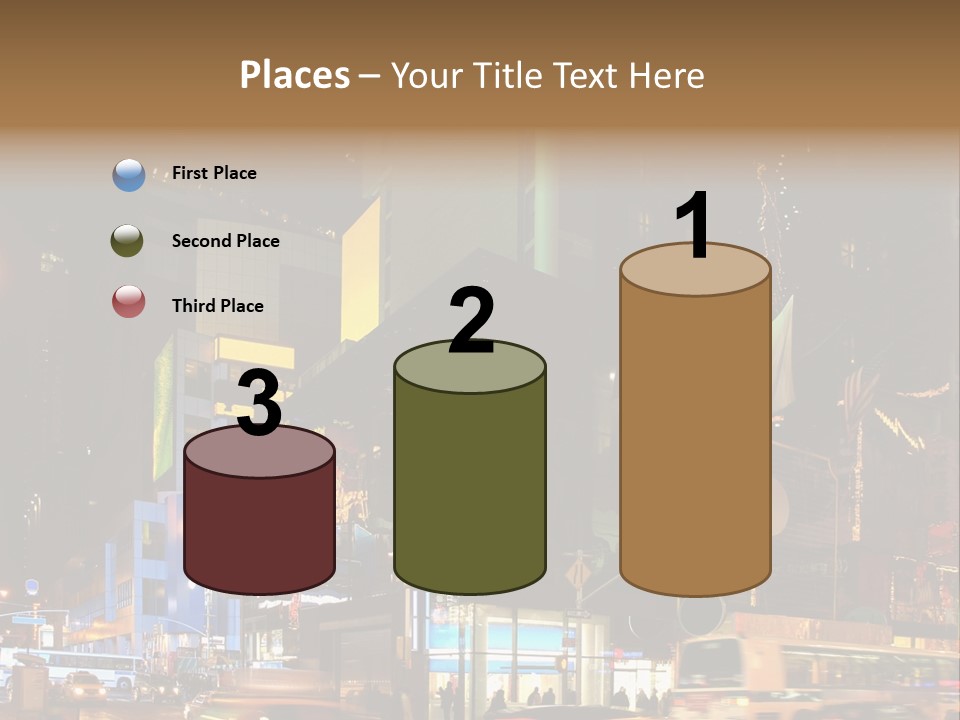 Midtown Commercial Sign Fame PowerPoint Template