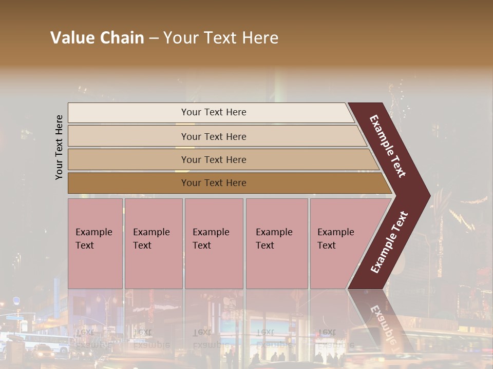 Midtown Commercial Sign Fame PowerPoint Template