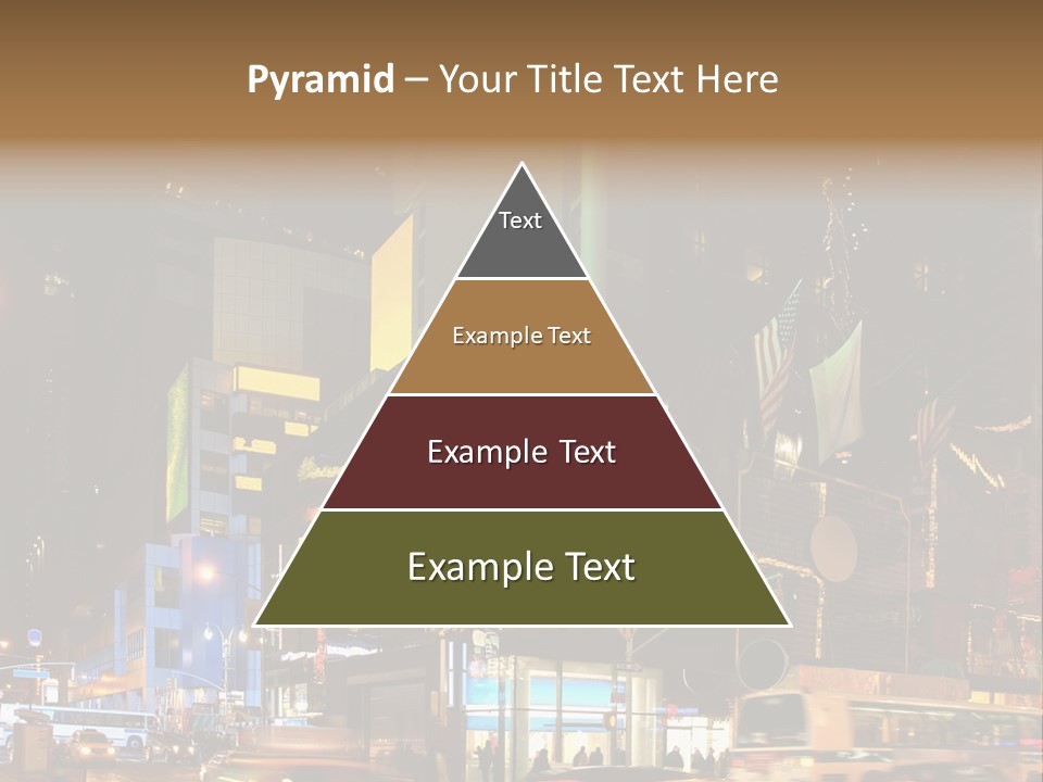 Midtown Commercial Sign Fame PowerPoint Template