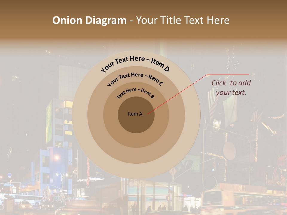 Midtown Commercial Sign Fame PowerPoint Template