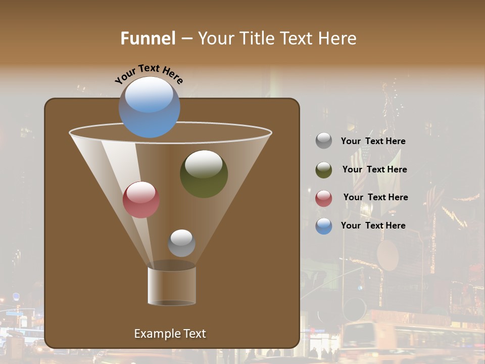 Midtown Commercial Sign Fame PowerPoint Template