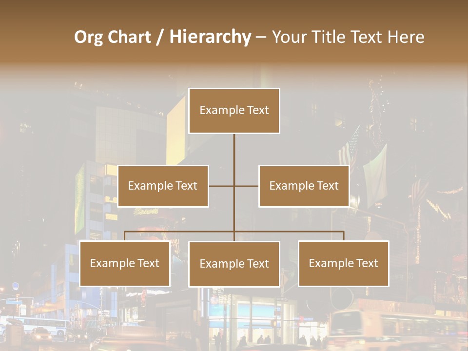 Midtown Commercial Sign Fame PowerPoint Template