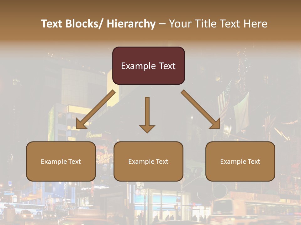 Midtown Commercial Sign Fame PowerPoint Template