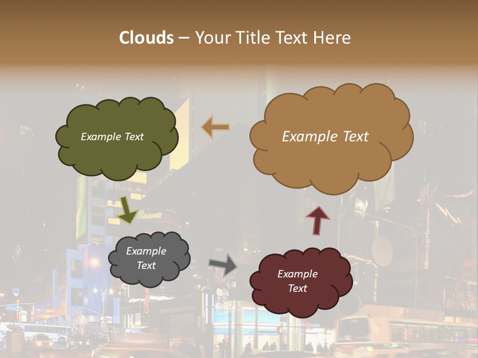 Midtown Commercial Sign Fame PowerPoint Template