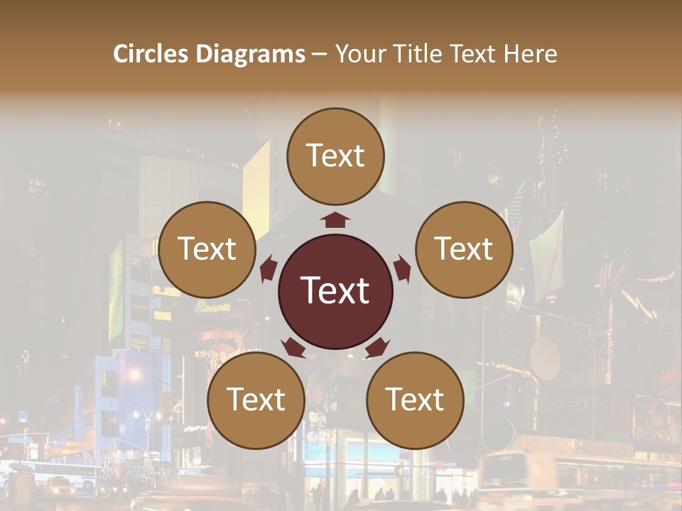 Midtown Commercial Sign Fame PowerPoint Template