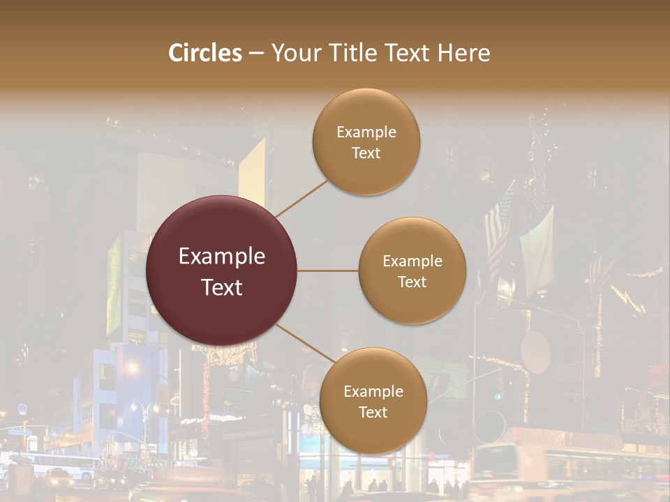 Midtown Commercial Sign Fame PowerPoint Template