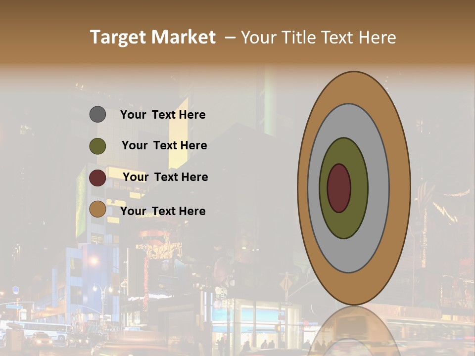 Midtown Commercial Sign Fame PowerPoint Template