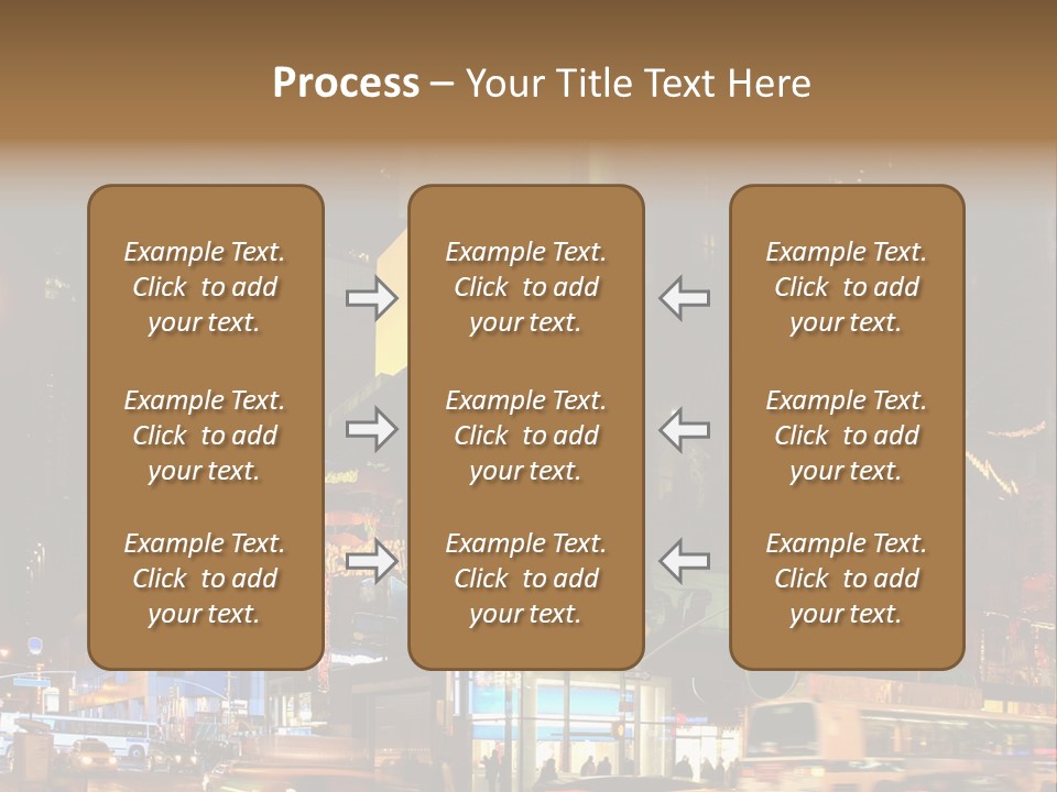 Midtown Commercial Sign Fame PowerPoint Template