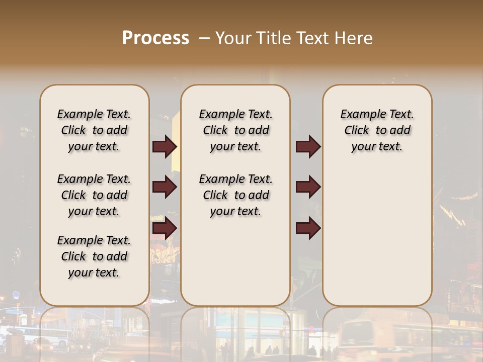 Midtown Commercial Sign Fame PowerPoint Template