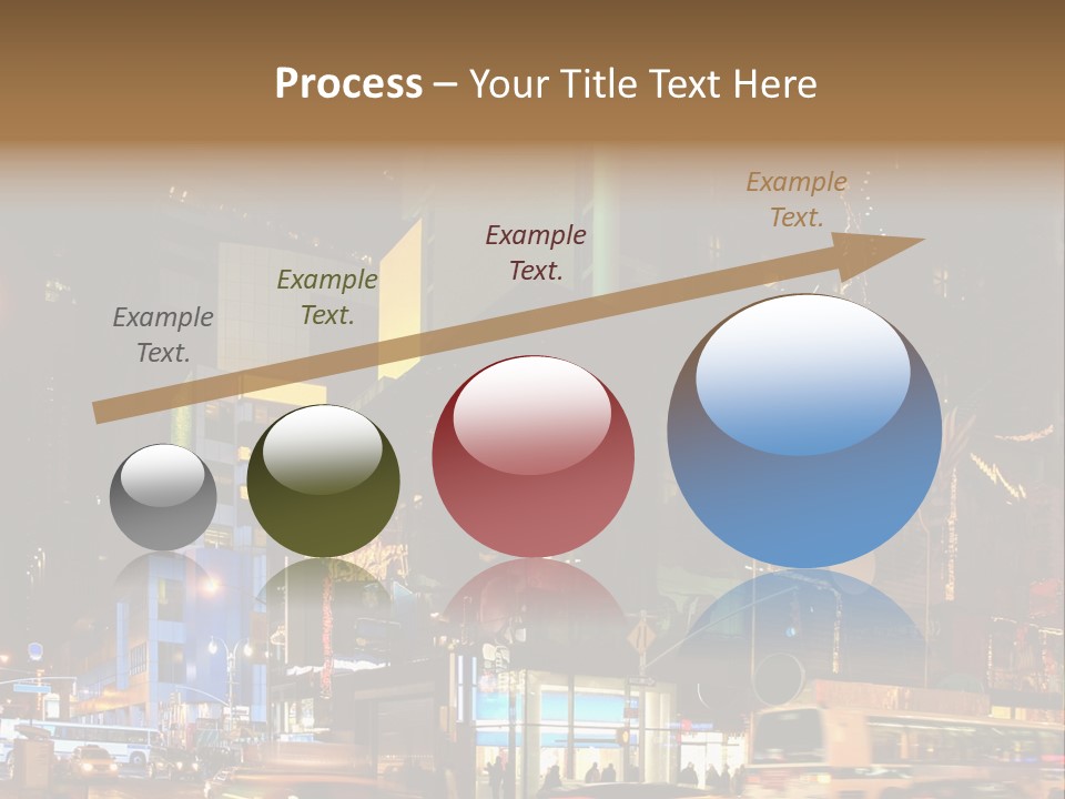 Midtown Commercial Sign Fame PowerPoint Template