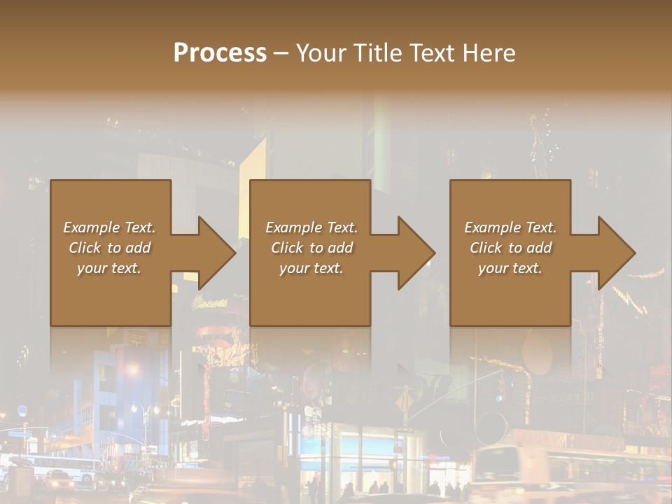 Midtown Commercial Sign Fame PowerPoint Template