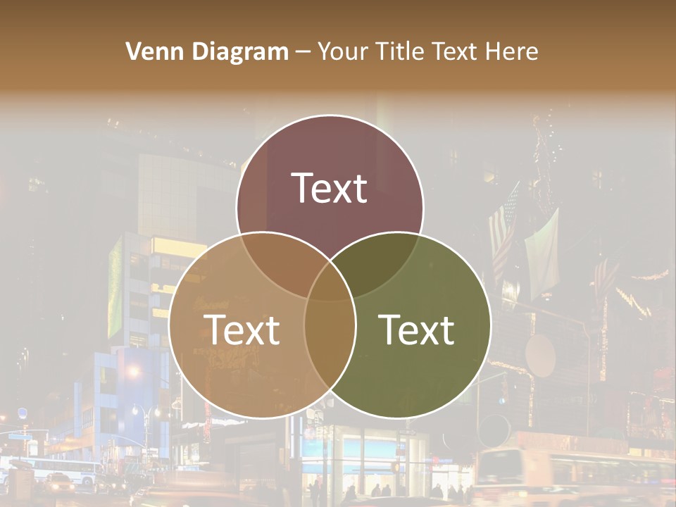 Midtown Commercial Sign Fame PowerPoint Template