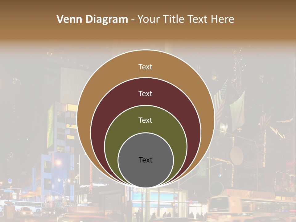 Midtown Commercial Sign Fame PowerPoint Template